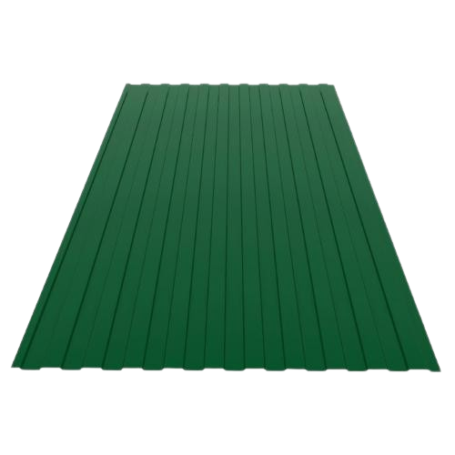 Профнастил стеновой ПС-8 RAL 6005(зеленый) 0.25мм (1225*2000)(1лист 2,45кв.м) — строительные материалы для мастеров и прорабов | Dirom