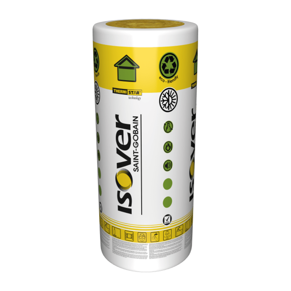 Утеплювач ISOVER Roll 42 (2х7500/1200/50) 18,0 кв.м — будматеріали для майстрів та виконробів | Dirom