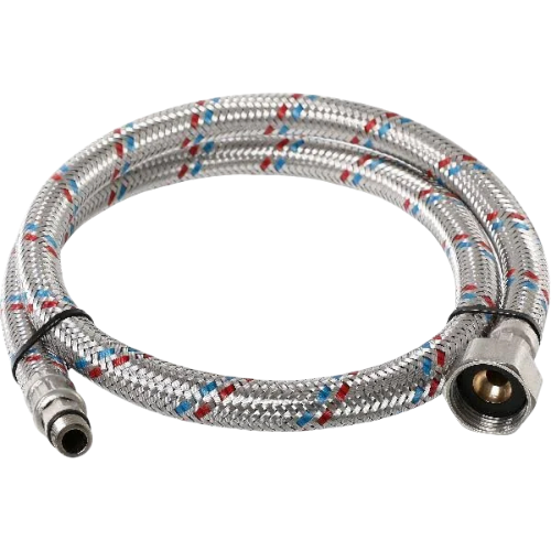 Шланг для подводки воды к смесителю Мх10х35 80 см короткая BS80 — строительные материалы для мастеров и прорабов | Dirom