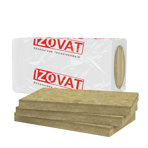 Утеплитель Izovat 1000*600*100мм 135 плотн.уп=1,2м2 (2лис) (РОЗПРОДАЖ) — строительные материалы для мастеров и прорабов | Dirom