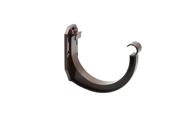 Кронштейн желоба ПВХ коричневый 90мм RAINWAY — строительные материалы для мастеров и прорабов | Dirom