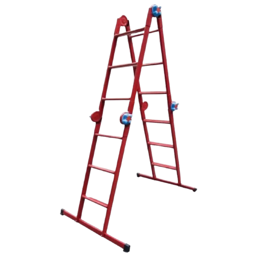 Драбина-трансформер 4х4  метал., 4,8 м, Україна  — будматеріали для майстрів та виконробів | Dirom