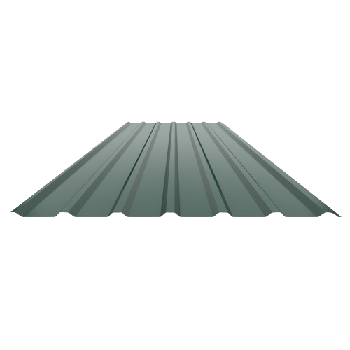 Профнастил стіновий ПС-20 RAL 6005 (зелений) 0,40 мм 1170/1130*2000 (1лист 2,34кв.м) — будматеріали для майстрів та виконробів | Dirom