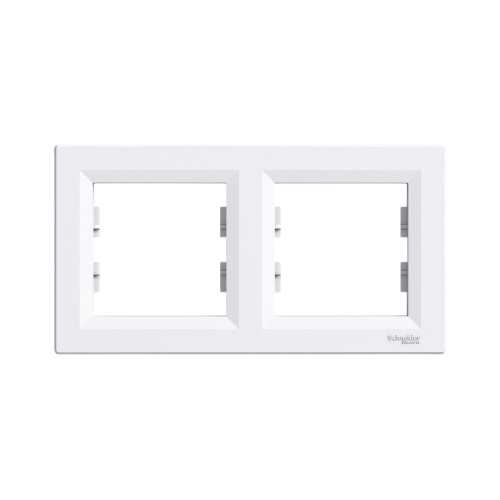 Рамка Schneider Asfora 2-я белая гор. EPH5800221 — строительные материалы для мастеров и прорабов | Dirom
