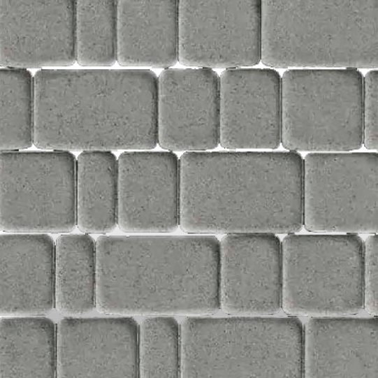 Плитка тротуарная "Старый город" 40мм с/пресс серый (76шт/1м2) (Ряд 0,924 м.кв. 3 элем) — строительные материалы для мастеров и прорабов | Dirom
