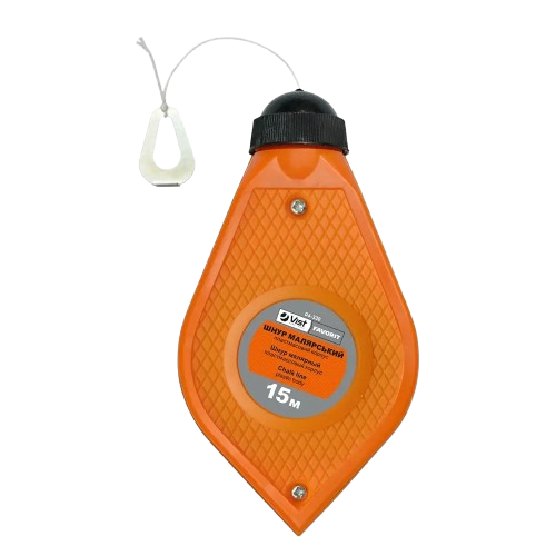 Шнур отбивочный  15м без краски (Favorit 04-330) — строительные материалы для мастеров и прорабов | Dirom