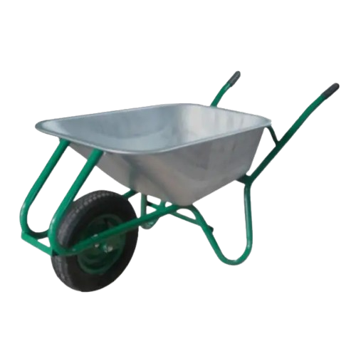 Тачка строительная одноколесная усилен.WB9618  объем вода/песок 90/170л, грузопод 200кг, вес 13кг — строительные материалы для мастеров и прорабов | Dirom