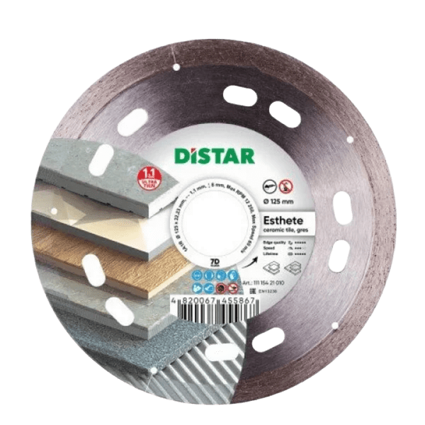Диск алмазный Ceramics DISTAR 125 7D Esthete 11115421010 — строительные материалы для мастеров и прорабов | Dirom