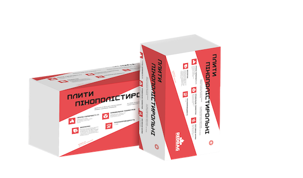Пінопласт EPS90 RED BAG 1000х500мм(150мм) 16 кг/м3 (4лис/упак) — будматеріали для майстрів та виконробів | Dirom