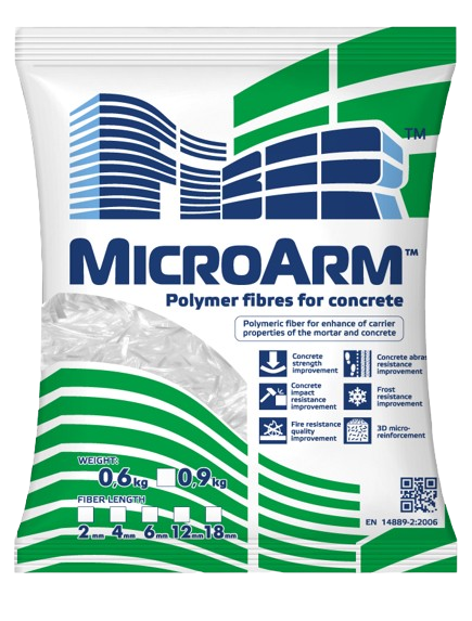 Волокно армирующее фибра для стяжек пола и бетонных изделий  6мм (600гр)    — строительные материалы для мастеров и прорабов | Dirom