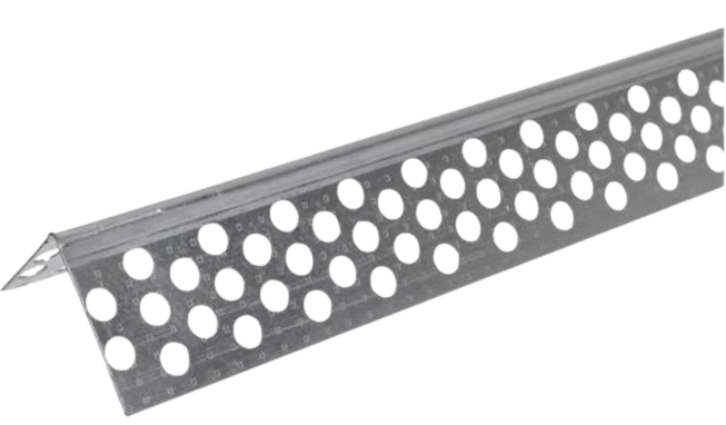 Кутник алюмінієвий перфорований Супер ДЕЛЮКС 0,4мм  30*30мм 2,5м  (упак. 100шт)  — будматеріали для майстрів та виконробів | Dirom