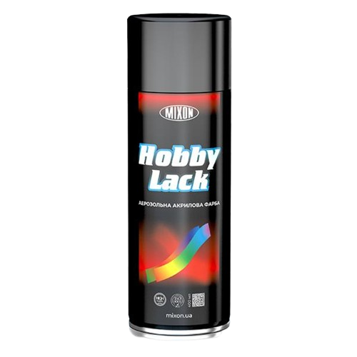 Краска аэрозольная Хоби Лак чорная мат 50  400мл — строительные материалы для мастеров и прорабов | Dirom