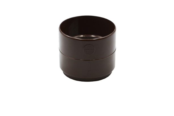 Муфта труби коричнева D75мм RAINWAY — будматеріали для майстрів та виконробів | Dirom