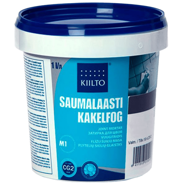 Затирка KIILTO 87 (дымчато-серый), 1 кг — строительные материалы для мастеров и прорабов | Dirom