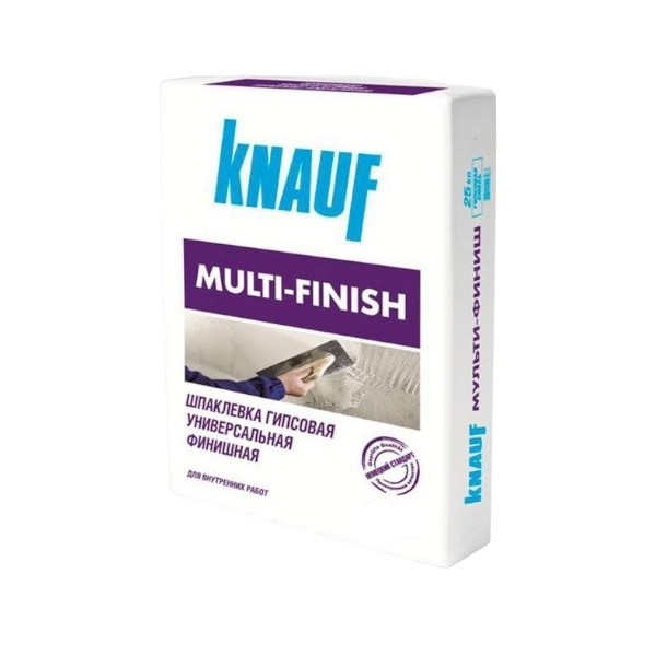 Шпаклівка Мультифініш гіпсова (40 шт/п.), 25 кг (Україна) — будматеріали для майстрів та виконробів | Dirom