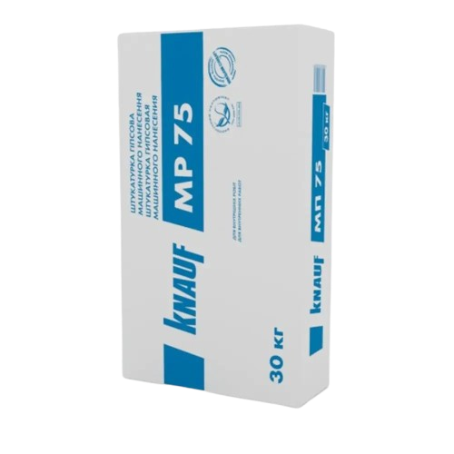 Штукатурка KNAUF МП-75 машинная гипсовая (40 шт/п.), 30 кг — строительные материалы для мастеров и прорабов | Dirom