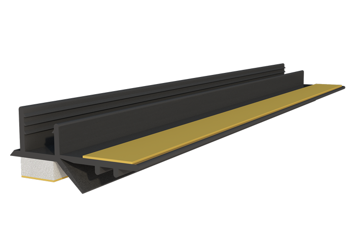 Профіль ПВХ віконний примикаючий без сітки ГРАФІТ (канавкатест 6мм)  2,5м (упак.40шт)  — будматеріали для майстрів та виконробів | Dirom