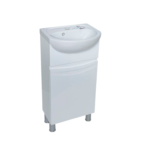 Тумба ХАСТ Валенсия c умывальником Solo 40 (KOLO)(1 фасад) белый  — строительные материалы для мастеров и прорабов | Dirom