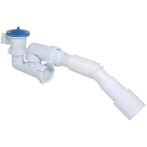 Сифон ″Waterstal″, д/душ піддону1 1/2 40 з гнучкою трубою А - 42589 — будматеріали для майстрів та виконробів | Dirom