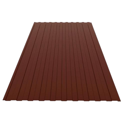 Профнастил ПС- 8 RAL 3005 (вишневий)0,40 мм 1205/1160х2000 (1лист 2,41кв.м) — будматеріали для майстрів та виконробів | Dirom