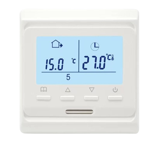 Терморегулятор Termopapa програмований  Е-51 (білий) — будматеріали для майстрів та виконробів | Dirom