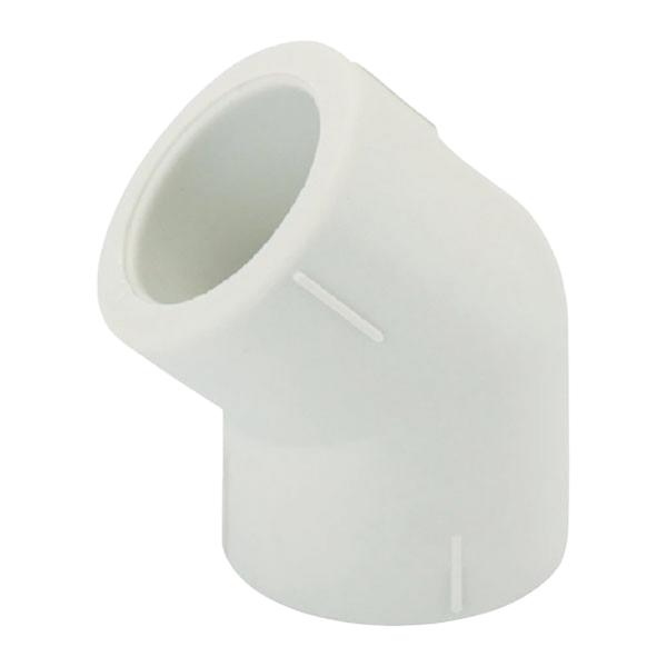 Колено 45*25 (Ekoplastik SKO02545XX) — строительные материалы для мастеров и прорабов | Dirom