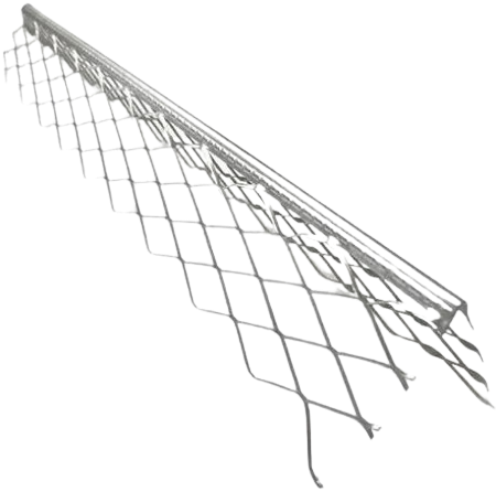 Уголок  для мокрой штукатурки оцинкованный 0,35мм  3м (упак/25шт) — строительные материалы для мастеров и прорабов | Dirom