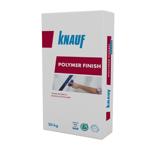 Шпаклівка Полімер Фіниш гіпсова (60 шт/п.), 20 кг — будматеріали для майстрів та виконробів | Dirom