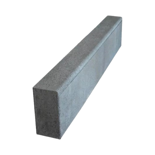 Поребрик тротуарний 500*200*45 сірий (вес 10 кг) Україна віброліт — будматеріали для майстрів та виконробів | Dirom