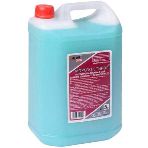 Противоморозная добавка в клей МОРОЗО-СТИРОЛ Barwa Sam, 5л — строительные материалы для мастеров и прорабов | Dirom