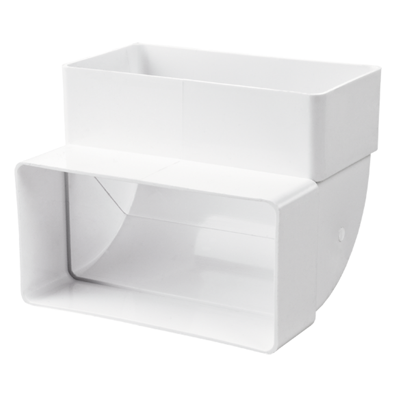 Коліно вертикальне 55*110 5252 — будматеріали для майстрів та виконробів | Dirom