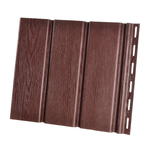 Планка "Соффит" 3,0м*0,300м (0,900 кв.м)  без перф . (коричневый) RAINWAY(упак.22шт) — строительные материалы для мастеров и прорабов | Dirom