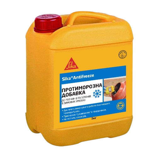 Противоморозная добавка к бетону Sika Antifreeze Arktika 5кг — строительные материалы для мастеров и прорабов | Dirom
