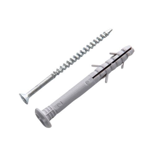 Дюбель-шур.забивной полипр. (потай) 6х100 (100 шт) — строительные материалы для мастеров и прорабов | Dirom