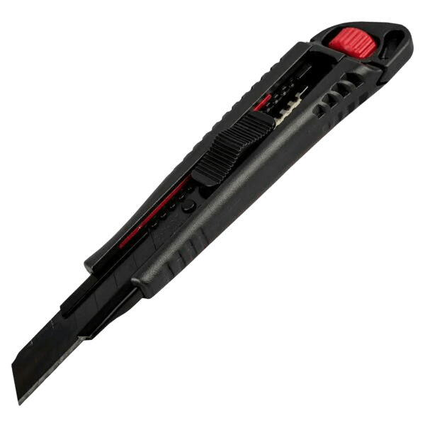 Ніж HAISSER пластиковий посилений, 25 мм, гумові вставки, навант. 60 кг 94646 — будматеріали для майстрів та виконробів | Dirom