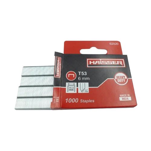 Скоби HAISSER для степлера 6х11.3х07мм(1000шт) 93926 — будматеріали для майстрів та виконробів | Dirom
