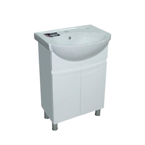 Тумба ХАСТ Валенсия c умывальником Солас 56 (Colombo) (2 фасада) белый — строительные материалы для мастеров и прорабов | Dirom