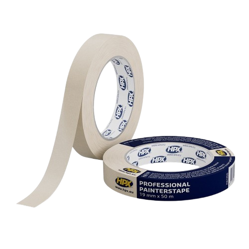 Лента малярная HPX60C MA1950 19 мм х 50 м (белая) (HPX) — строительные материалы для мастеров и прорабов | Dirom