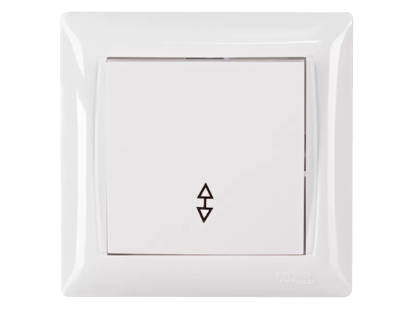 Выключатель проходной PRIMERA белый 3015 — строительные материалы для мастеров и прорабов | Dirom