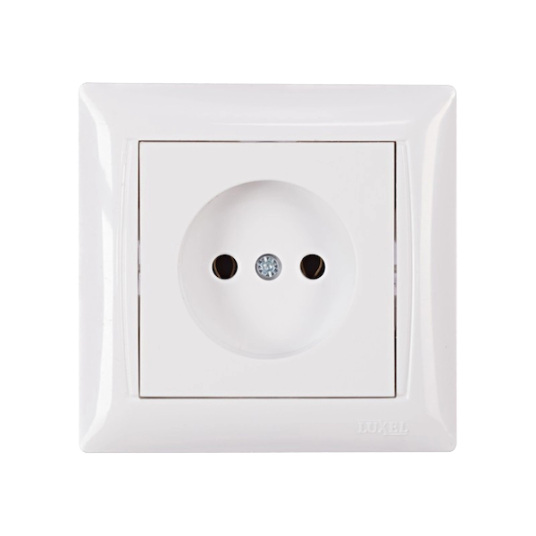 Розетка PRIMERA (белый) 3001 — строительные материалы для мастеров и прорабов | Dirom