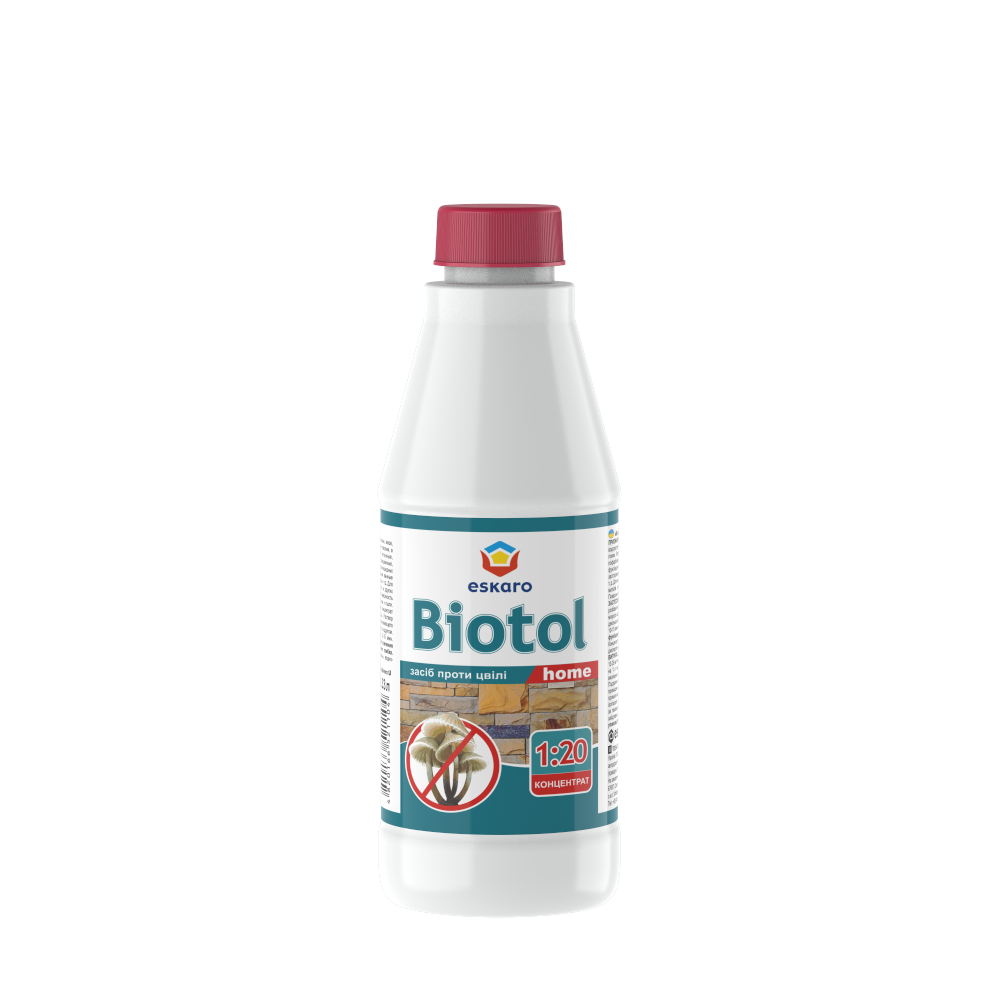 Засіб ESKARO Biotol проти цвілі (1:20), 0,33 л — будматеріали для майстрів та виконробів | Dirom