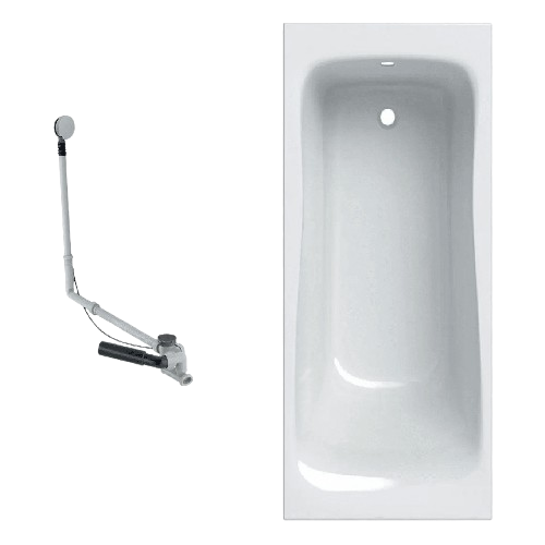 Ванна акриловая OlIMPIA 170см. с ножками и сифоном — строительные материалы для мастеров и прорабов | Dirom