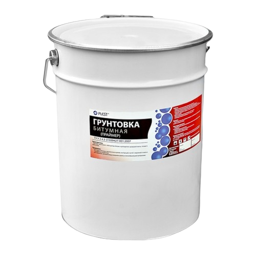 Праймер битумный (грунтовка) ГББ (ведро 16кг)(Плест, Украина) — строительные материалы для мастеров и прорабов | Dirom