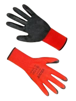 Перчатки синтетические с черным\серым нитриловым покрытием NL69712\69812 — строительные материалы для мастеров и прорабов | Dirom