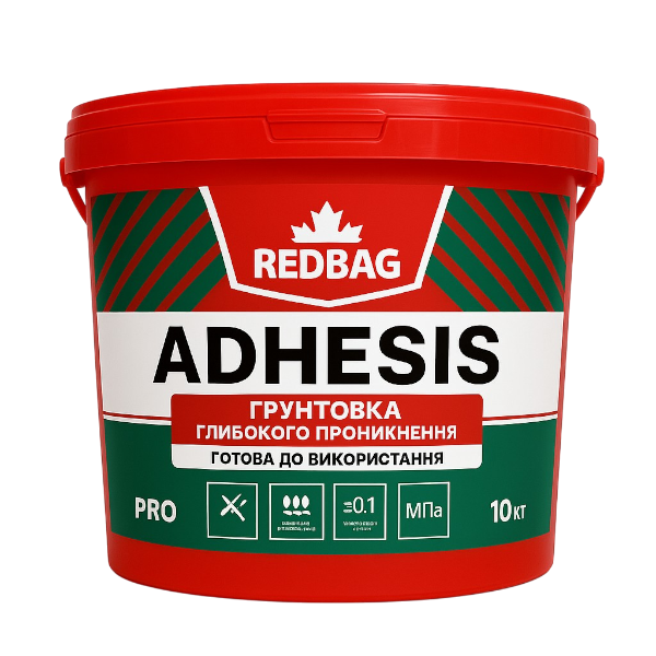 ADHESIS  ґрунтовка глибокого проникнення 10 кг — будматеріали для майстрів та виконробів | Dirom