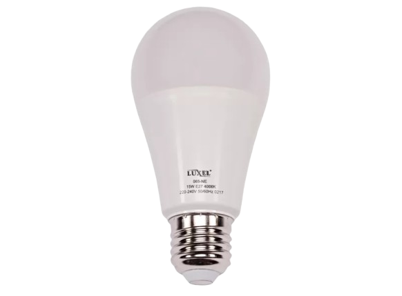Лампа Luxel светодиодная A60 12W 220V 4000K Е27 064-NE — строительные материалы для мастеров и прорабов | Dirom
