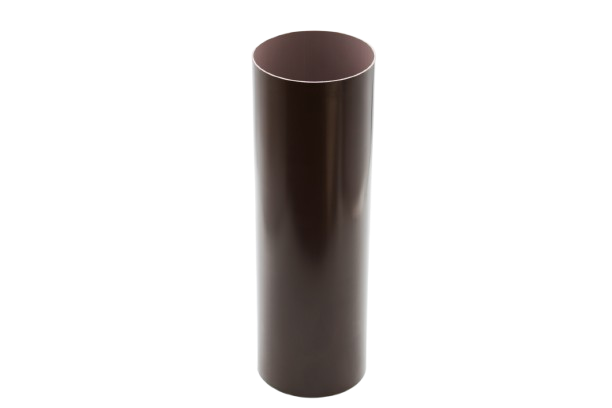 Труба водозливна D100мм L=3м коричнева   RAINWAY — будматеріали для майстрів та виконробів | Dirom