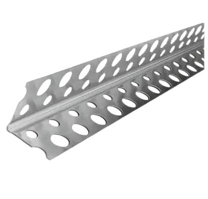 Кутник алюмінієвий перфорований ДЕЛЮКС 0,35мм  23*23мм 3м (упак/200шт)  — будматеріали для майстрів та виконробів | Dirom
