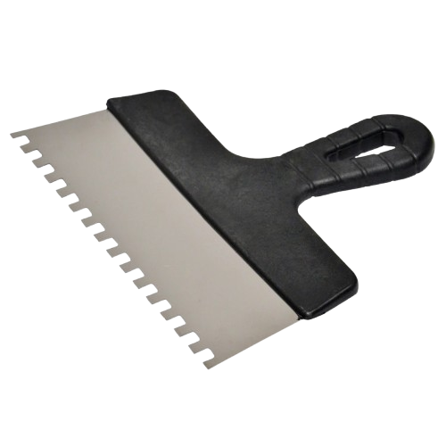 Шпатель зубчастий 300*10*10мм — будматеріали для майстрів та виконробів | Dirom