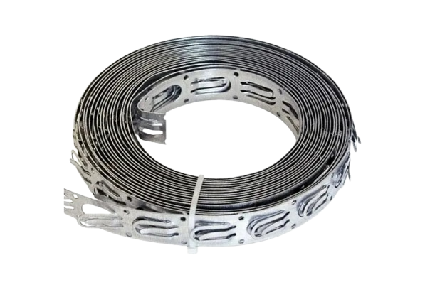 Лента монтажная перфорированная металлическая(теплый пол) 20мм (0.5мм*25м) — строительные материалы для мастеров и прорабов | Dirom